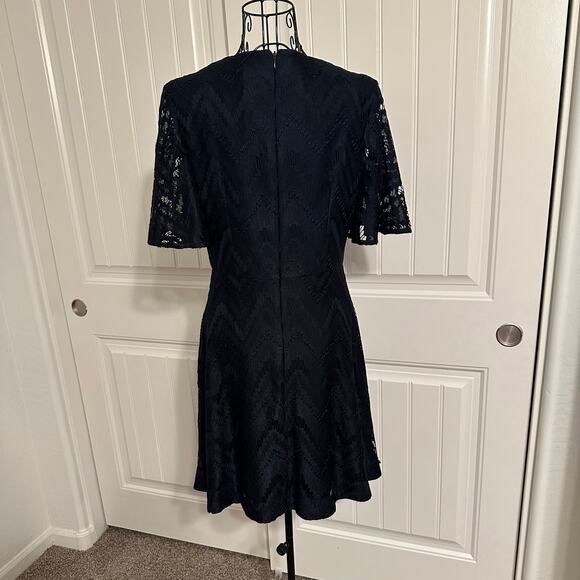 Donna Morgan - Size 4 - Blue lace dress - Picture 3 of 9